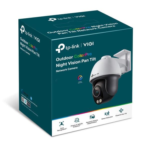 VIGI C540S - VIGI 4MP 戶外型 ColorPro 黑光夜視旋轉式網路監控攝影機
