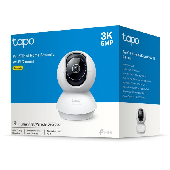 Tapo C230 - Pan/Tilt Security Wi-Fi Camera (智慧型AI智慧偵測與通知)