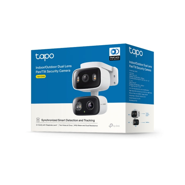 Tapo C246D - 1440P 室內/戶外 雙鏡頭旋轉式防護Wi-Fi 網路攝影機 Security Wi-Fi Camera (Dual Camera 雙鏡頭)