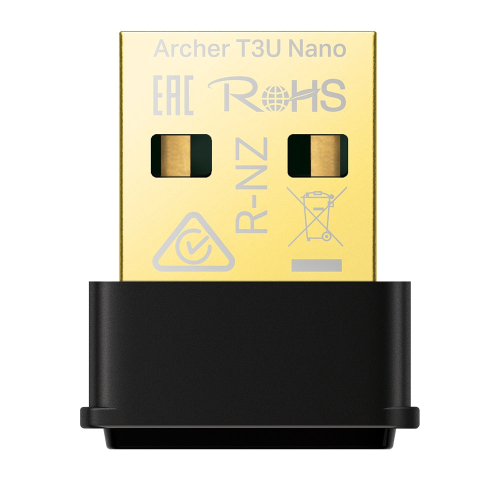 Archer T3U Nano AC1300 USB WiFi接收器