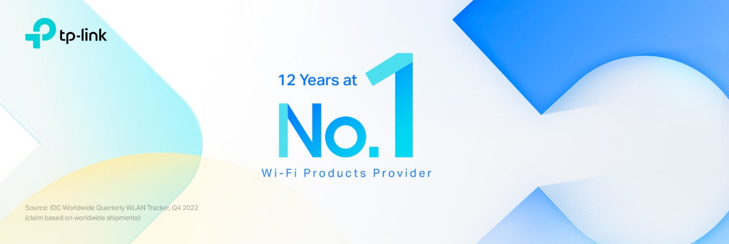 TP-Link 榮獲連續12年 Wi-Fi 產品全球銷量 No.1