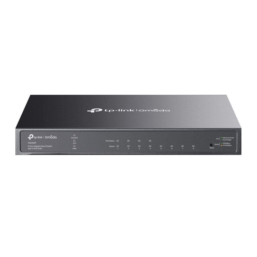 SG2008P - Omada 8-Port Gigabit 智慧型交換器(附4-Port PoE+) [工廠翻修產品][Remanufactured Products]