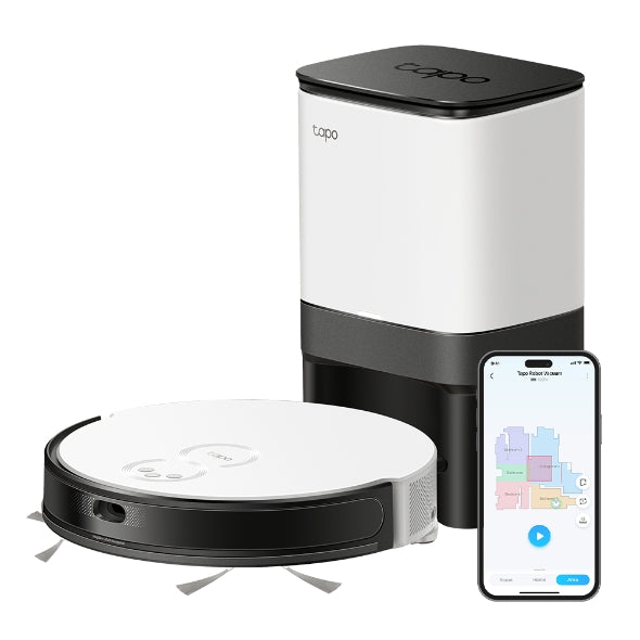 Tapo RV20 Mop Plus - 2700Pa MagSlim™ LiDAR 雷達導航掃地機器人 + 智能集塵箱底座   (3小時連續清潔) ( 4 公升大集塵袋)