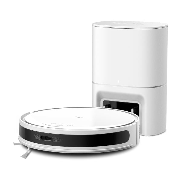 Tapo RV20 Max Plus White - 5300Pa 超強吸力掃拖機器人 + 智能集塵箱底座   (MagSlim™ LiDAR 導航) (Tapo IQ+ 智慧清潔™)