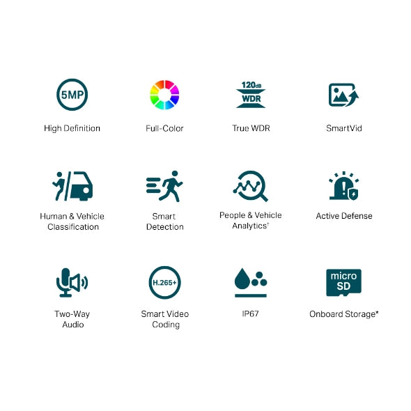 VIGI C350 - VIGI 5MP Full-Color Bullet Network Camera