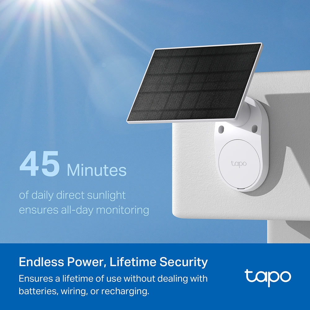 Tapo C410 KIT - 3MP AI防水無線電池攝影機 + 太陽能充電板套裝 Wireless WiFi battery Camera  (Solar-Powered KIT)