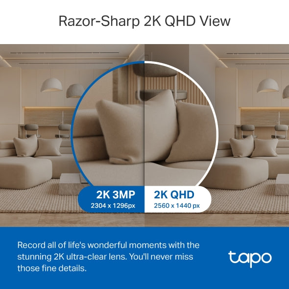 Tapo C220 - 1440P AI 旋轉式 Wi-Fi 攝影機 Pan/Tilt Security Wi-Fi Camera