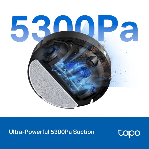 Tapo RV30 Max - 5300Pa 超強吸力掃拖機器人 (LiDAR+IMU雙導航系統) (Tapo IQ+ 智慧清潔™)