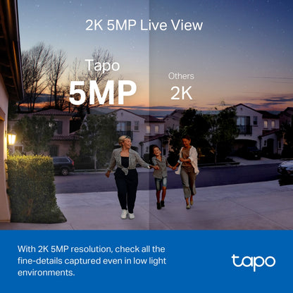 Tapo D230S1 - 1920P 防水智能視像門鈴 Smart Wireless Security Video Doorbell (夜視全彩)