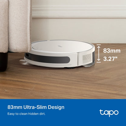 Tapo RV20 Max Plus White - 5300Pa 超強吸力掃拖機器人 + 智能集塵箱底座   (MagSlim™ LiDAR 導航) (Tapo IQ+ 智慧清潔™)