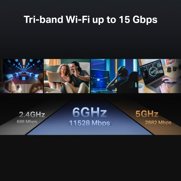 Archer BE700 - BE15000 三頻路由器 Wifi 7 Router (支援10G光纖寬頻) [工廠翻修產品][Remanufactured Products]