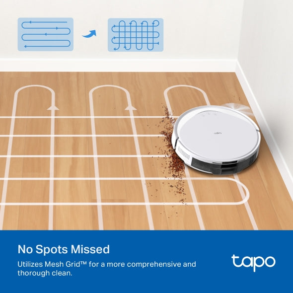 Tapo RV20 Max Plus White - 5300Pa 超強吸力掃拖機器人 + 智能集塵箱底座   (MagSlim™ LiDAR 導航) (Tapo IQ+ 智慧清潔™)