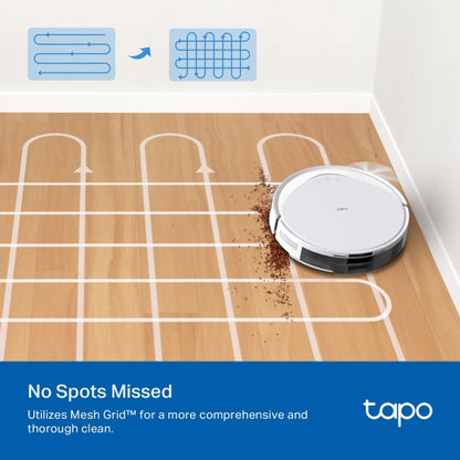 Tapo RV20 Max Plus White - 5300Pa 超強吸力掃拖機器人 + 智能集塵箱底座   (MagSlim™ LiDAR 導航) (Tapo IQ+ 智慧清潔™)