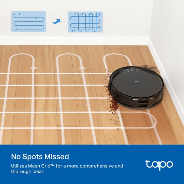 Tapo RV20 Max Plus - 5300Pa 超強吸力掃拖機器人 + 智能集塵箱底座   (MagSlim™ LiDAR 導航) (Tapo IQ+ 智慧清潔™)