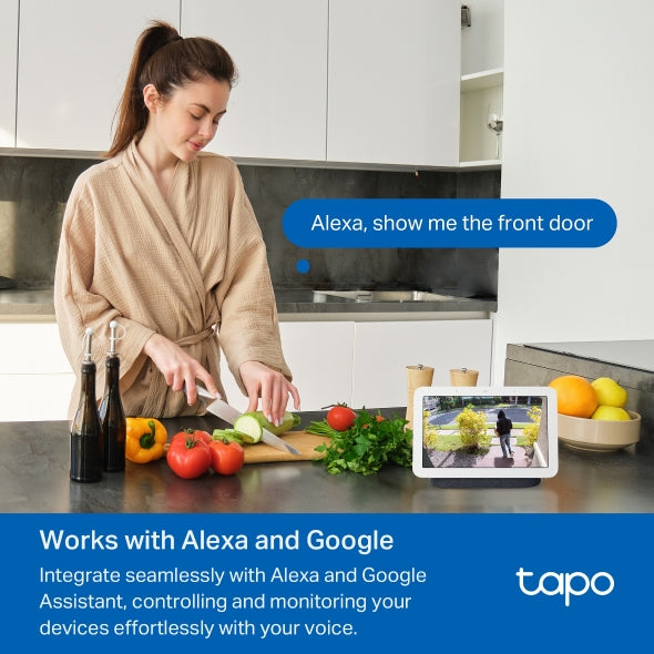 Tapo D210 - 2K 智能視像門鈴攝影機 (IP65) Smart Wireless Security Video Doorbell (SD Card及雲端儲存)(夜視全彩)