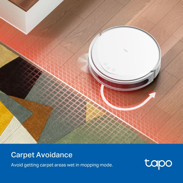 Tapo RV20 Max Plus White - 5300Pa 超強吸力掃拖機器人 + 智能集塵箱底座   (MagSlim™ LiDAR 導航) (Tapo IQ+ 智慧清潔™)