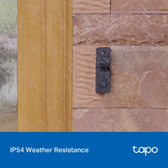 Tapo D205 - 2K 迷你智能電池視像門鈴 (IP54) Smart Wireless Security Video Doorbell (SD Card及雲端儲存)