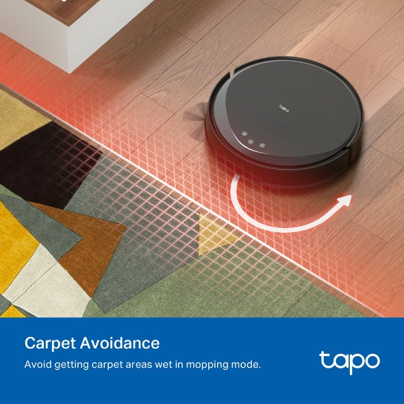 Tapo RV20 Max Plus - 5300Pa 超強吸力掃拖機器人 + 智能集塵箱底座   (MagSlim™ LiDAR 導航) (Tapo IQ+ 智慧清潔™)