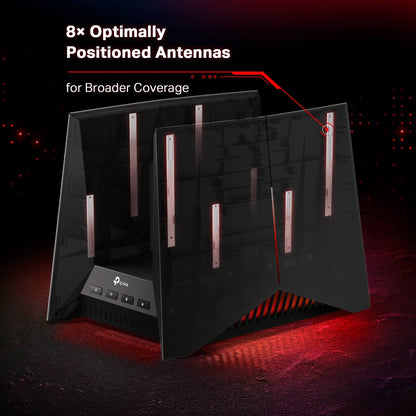 Archer GE800 - BE19000 三頻 Wi-Fi 7 電競路由器 Wifi 7 Gaming Mesh Router (支援10G光纖寬頻)
