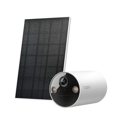 Tapo C410 KIT - 3MP AI防水無線電池攝影機 + 太陽能充電板套裝 Wireless WiFi battery Camera  (Solar-Powered KIT)