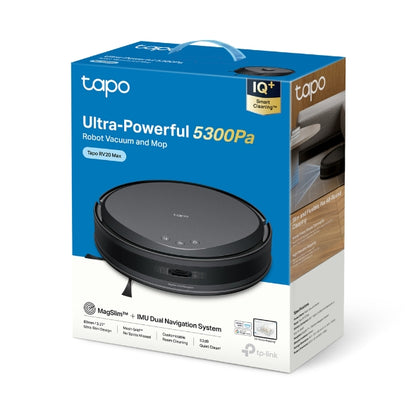 Tapo RV20 Max - 5300Pa 超強吸力掃拖機器人 (MagSlim™ LiDAR 導航) (Tapo IQ+ 智慧清潔™)