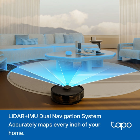Tapo RV30 Max - 5300Pa 超強吸力掃拖機器人 (LiDAR+IMU雙導航系統) (Tapo IQ+ 智慧清潔™)
