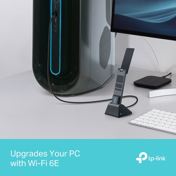 Archer TXE70UH - AXE5400 Wi-Fi 6E 高增益無線 USB Wi-Fi 接收器 (USB Wifi 6E Antennas Adapter) (網絡接收器)