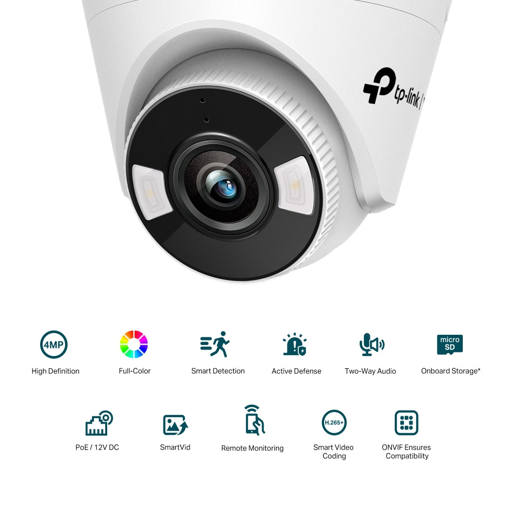 VIGI C440 -  4MP 全彩半球型網路攝影機  (2.8mm)