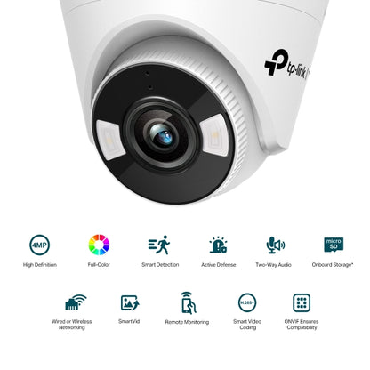 VIGI C440-W - VIGI 4MP 全彩 Wi-Fi 半球型網路攝影機