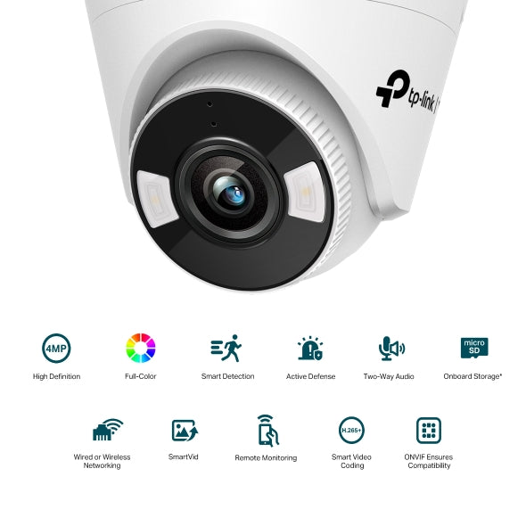 VIGI C440-W - VIGI 4MP 全彩 Wi-Fi 半球型網路攝影機
