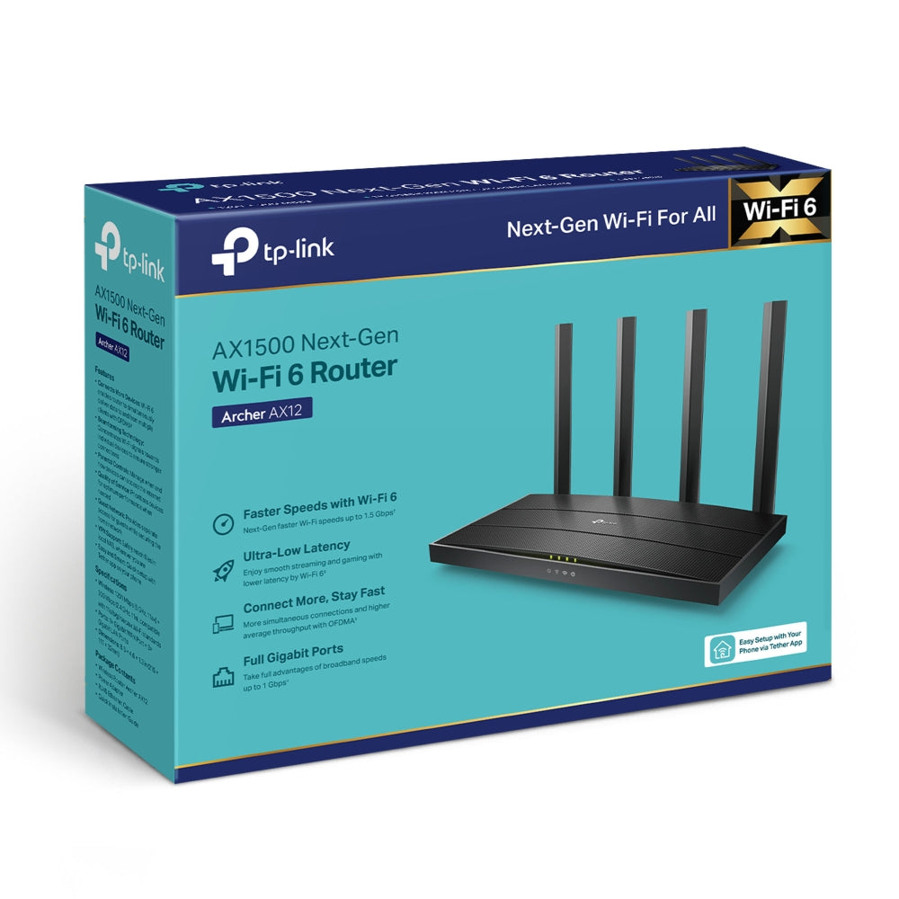 Routeur wifi archer ax12 wifi 6 (ax1500mbps) Tp-Link