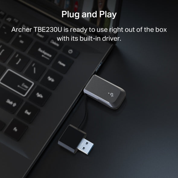 Archer TBE230U - BE3600 雙頻 Wi-Fi 7 迷你無線 USB接收器Wifi 7 網絡接收器  