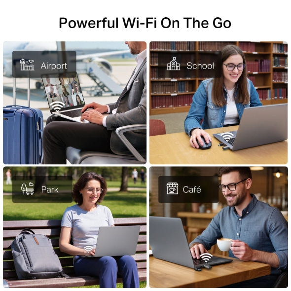 Archer TBE230U - BE3600 雙頻 Wi-Fi 7 迷你無線 USB接收器Wifi 7 網絡接收器  