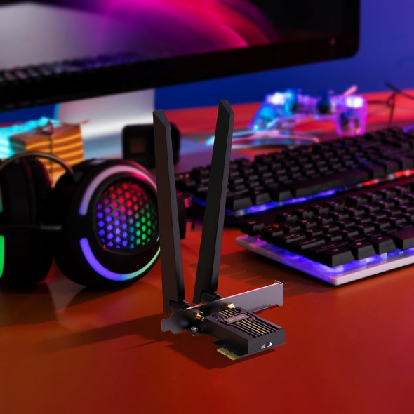 Archer TBE400E - BE6500 三頻藍牙 5.4 PCIe 網絡卡  WiFi Card