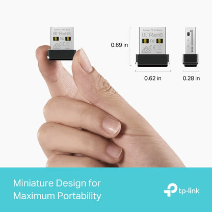 Archer TX1U Nano - AX300 迷你USB Wi-Fi 6 接收器 (Mini Wifi USB Adapter) (網絡接收器)