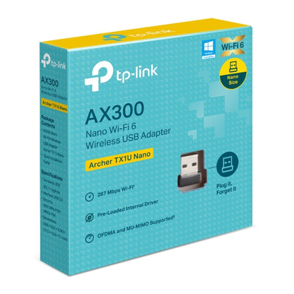Archer TX1U Nano - AX300 迷你USB Wi-Fi 6 接收器 (Mini Wifi USB Adapter) (網絡接收器)