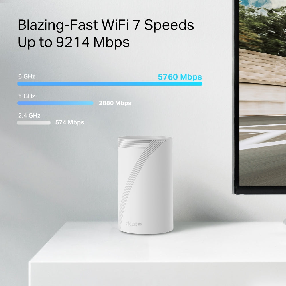 Deco BE65-5G - Wi-Fi 7 速度 9214 Mbps