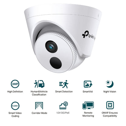 VIGI C430I - VIGI 3MP 紅外線半球型網路攝影機