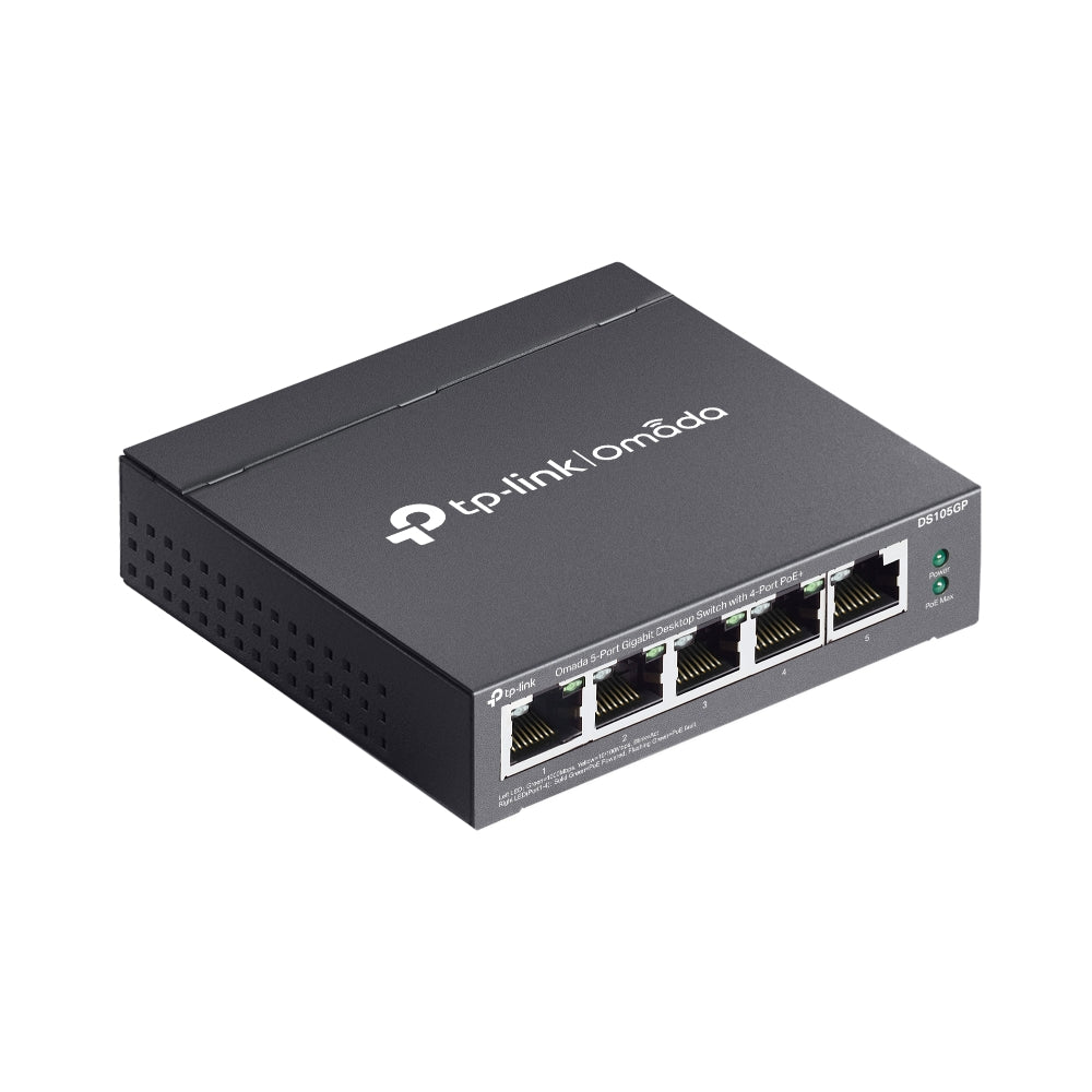 DS105GP - Omada 5-Port Gigabit Unmanaged Desktop Switch with 4-Port PoE+