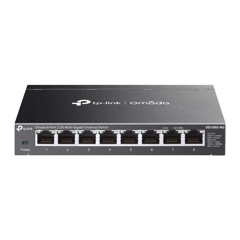 DS108G-M2 - Omada 8-Port 2.5G Multi-Gigabit Unmanaged Desktop Switch