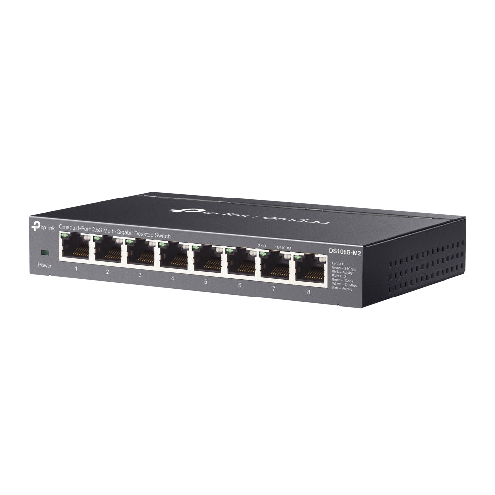 DS108G-M2 - Omada 8-Port 2.5G Multi-Gigabit Unmanaged Desktop Switch