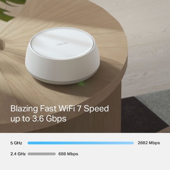 Deco BE22 - BE3600 雙頻 Mesh 路由器 Wifi 7 Mesh Router (2×1.0 Gbps 連接埠)