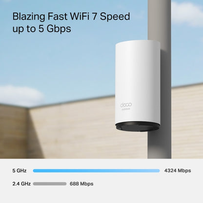 Deco BE25-Outdoor - BE5000 雙頻 Mesh 室內/室外路由器 Wifi 7 Mesh Router (支援2.5G光纖寬頻)(支援室外設置)