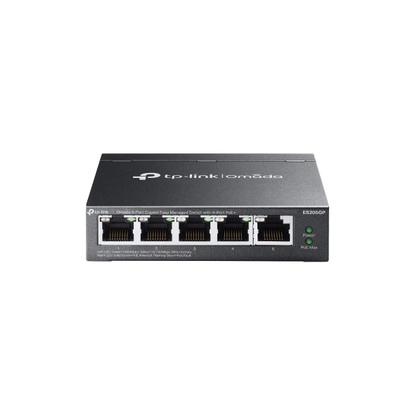 Omada - ES205GP 5-Port Gigabit Easy Managed Switch with 4-Port PoE+