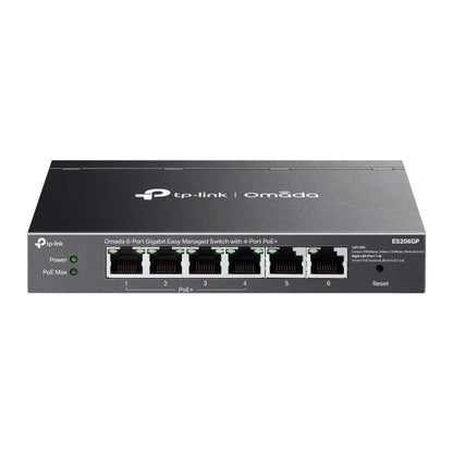 Omada - ES206GP 6-Port Gigabit Easy Managed Switch with 4-Port PoE+