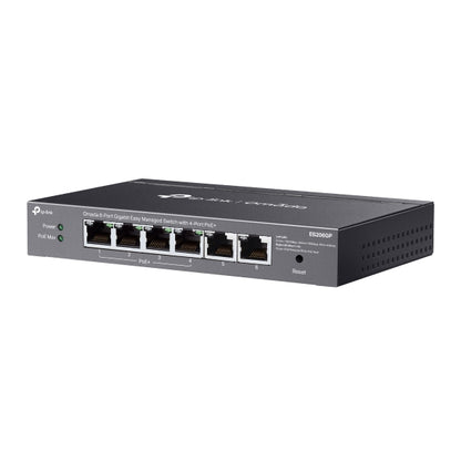 Omada - ES206GP 6-Port Gigabit Easy Managed Switch with 4-Port PoE+
