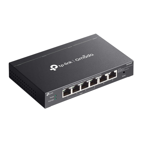 Omada - ES206GP 6-Port Gigabit Easy Managed Switch with 4-Port PoE+
