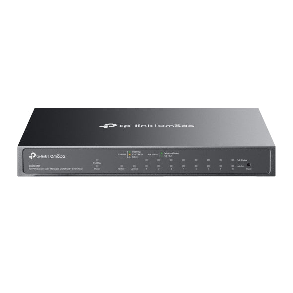 Omada - ES210GMP 10-Port Gigabit Easy Managed Switch with 8-Port PoE+
