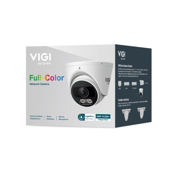 InSight S425 - VIGI 2MP Full-Color Turret  Network Camera
