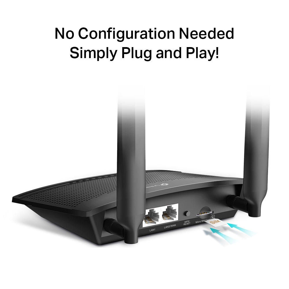 TL-MR100 - 300 Mbps 無線 N 4G LTE 路由器 [工廠翻修產品][Remanufactured Products]